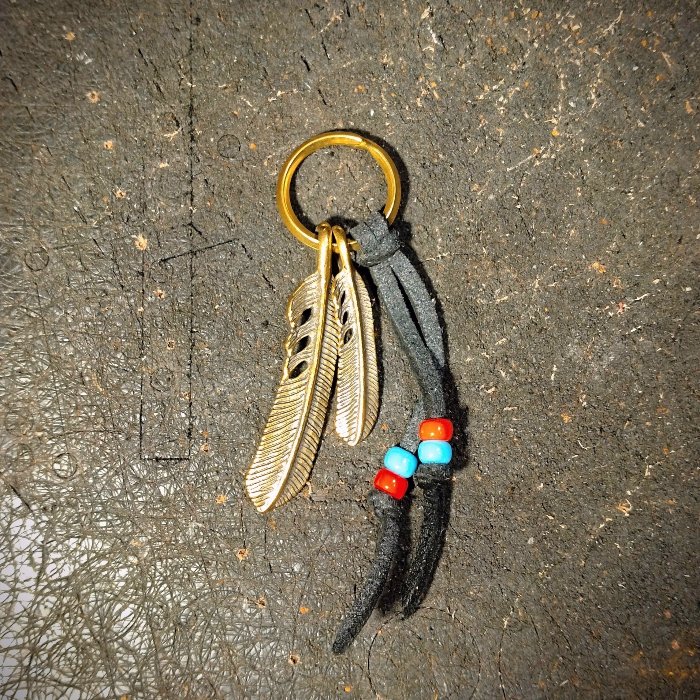Brass Feather's Key Charm / 5500yen / 真鍮 フェザー キーホルダー