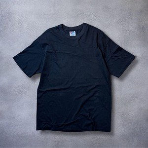 90s USA school TEE Hanes BEEFY Tシャツ ブラック 古着