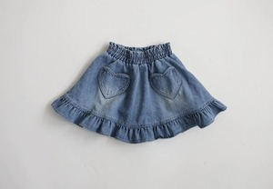 予約：Joa denim skirt〔puella FLO〕
