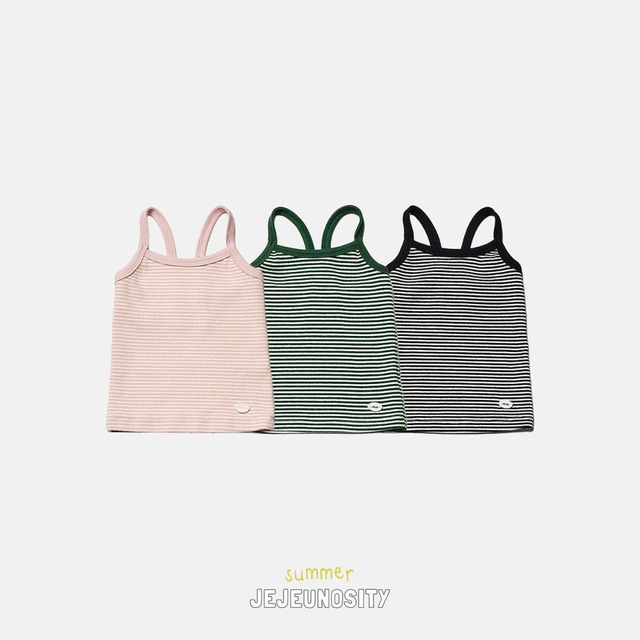 【取寄】jejeunosity｜stereo sleeveless｜ステレオノースリーブ｜XS-JM｜kids&jr｜26 summer