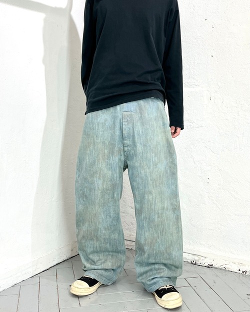 00s TOGA ARCHIVES Dirty Wide Denim Pants