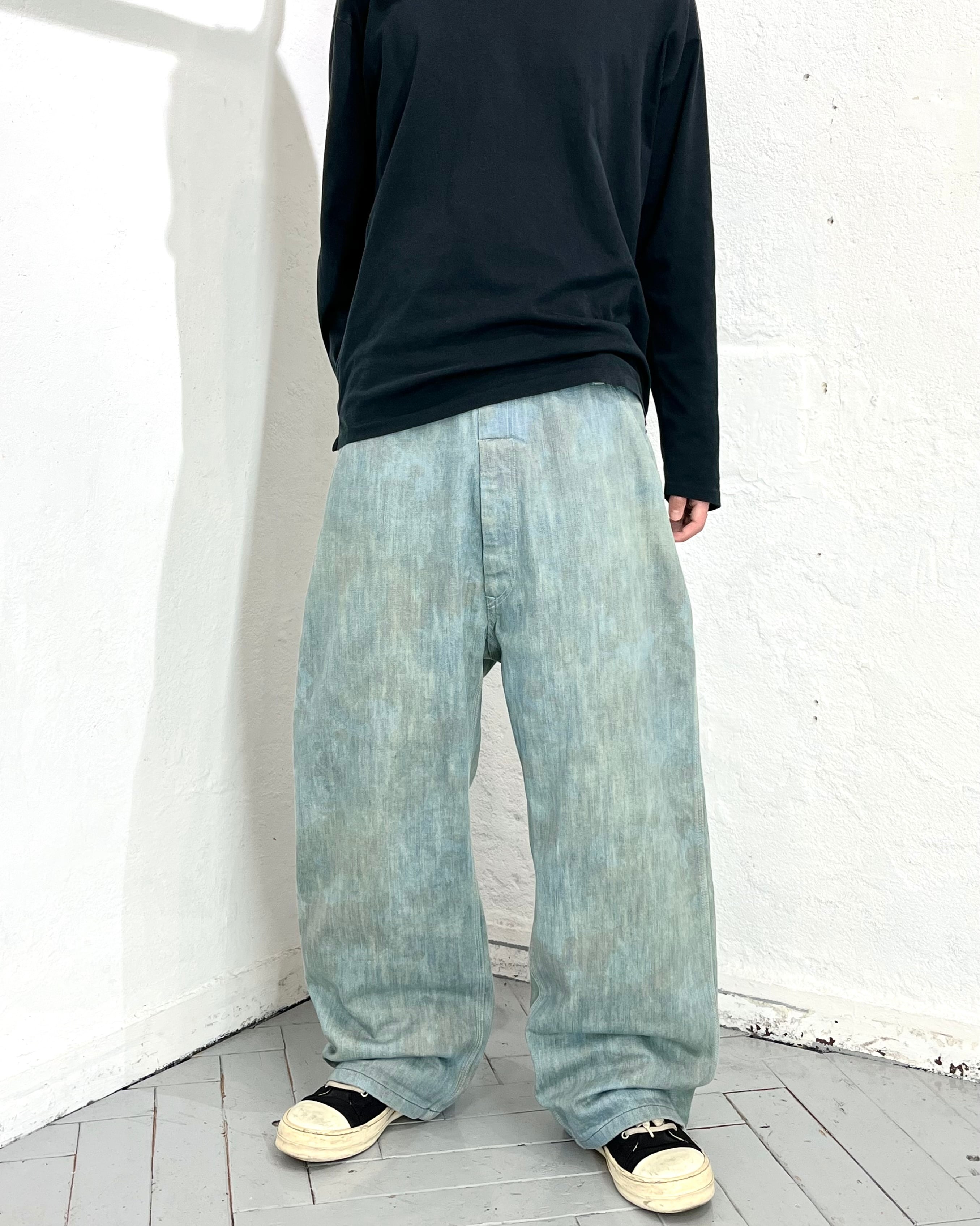 00s TOGA ARCHIVES Dirty Wide Denim Pants