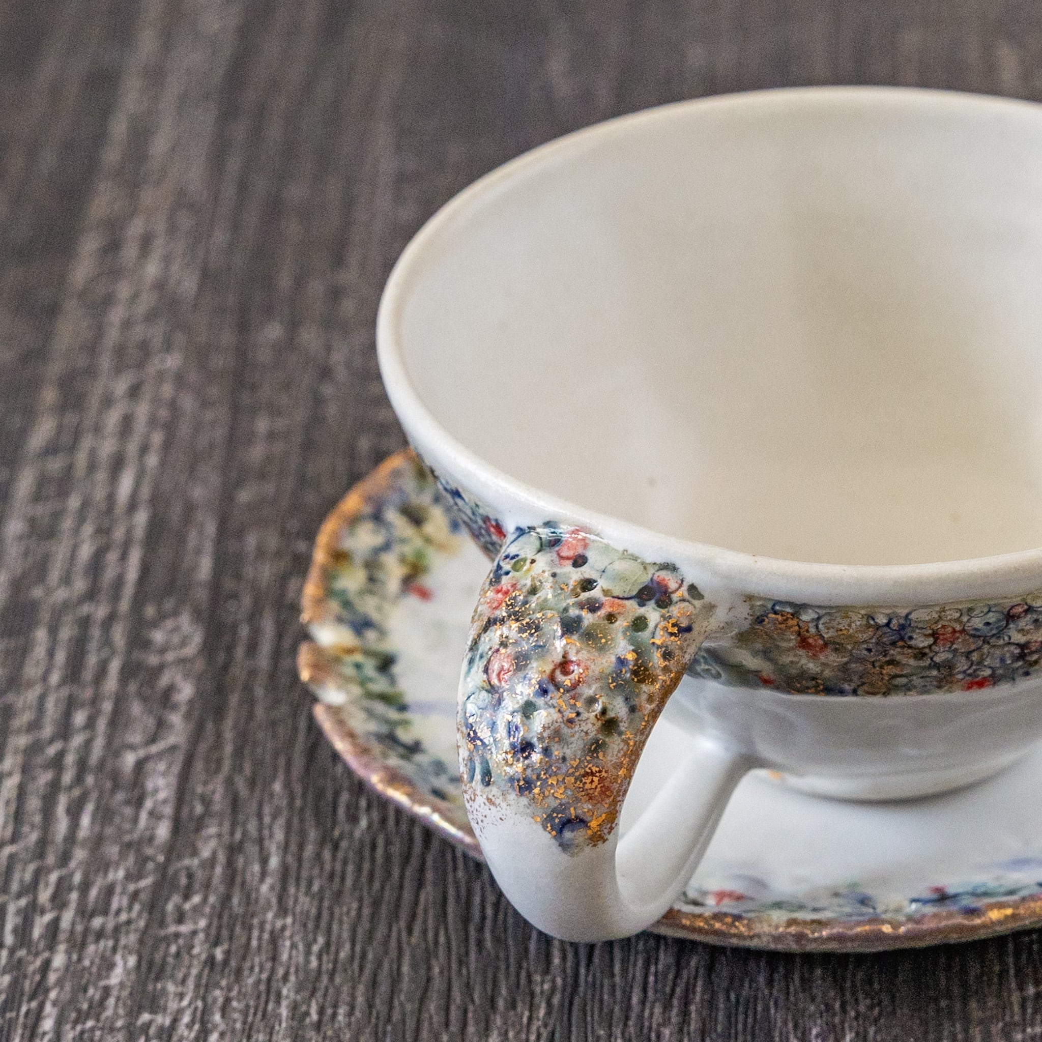 螢窯 花珊瑚カップ&ソーサー | Dear Okinawa,