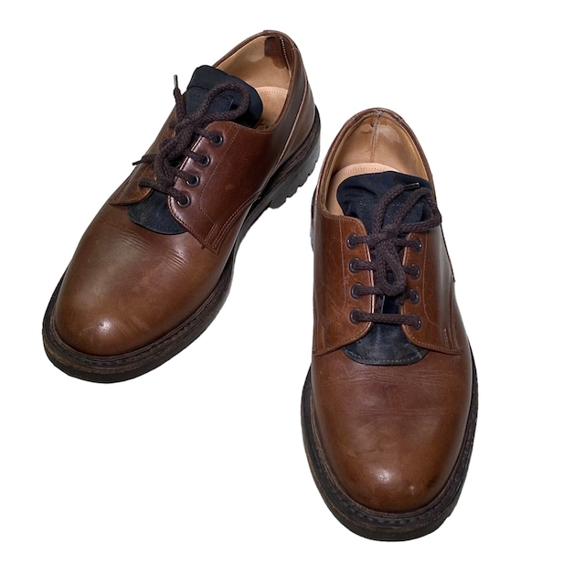 PRADA brown leather shoes