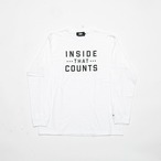 INSIDE THAT COUNTS T-SHIRTS WHITE