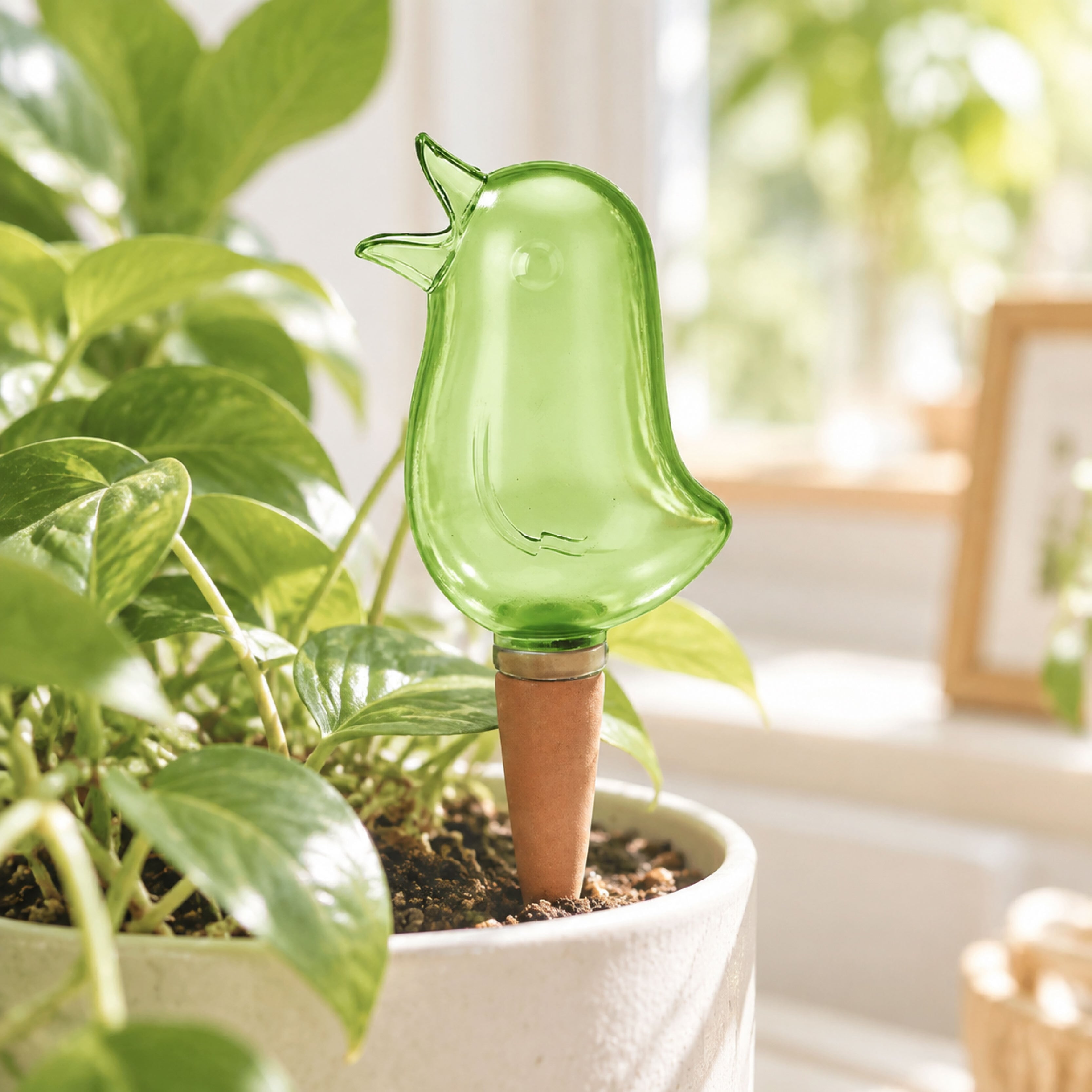 HY 1111 .観葉植物用 自動給水器 小鳥型 水やり器 鉢植え給水グッズ