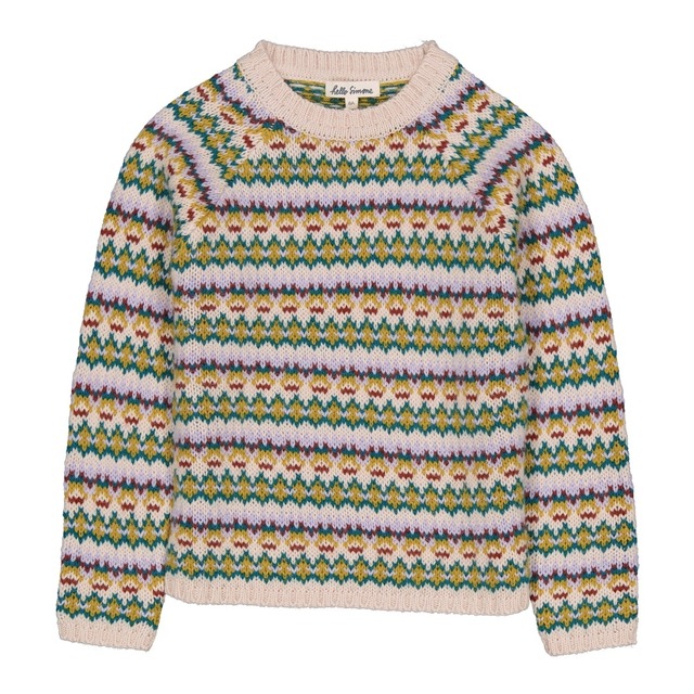 Hello Simone / Marmotte sweater - Fair Isle Ecru