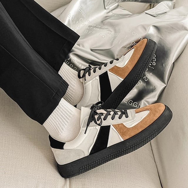 シューズ HOKA black comme des garcons 25.5cm 予約販売】スニーカー 韓国 メンズ キャンバス スエード 靴 ブラック