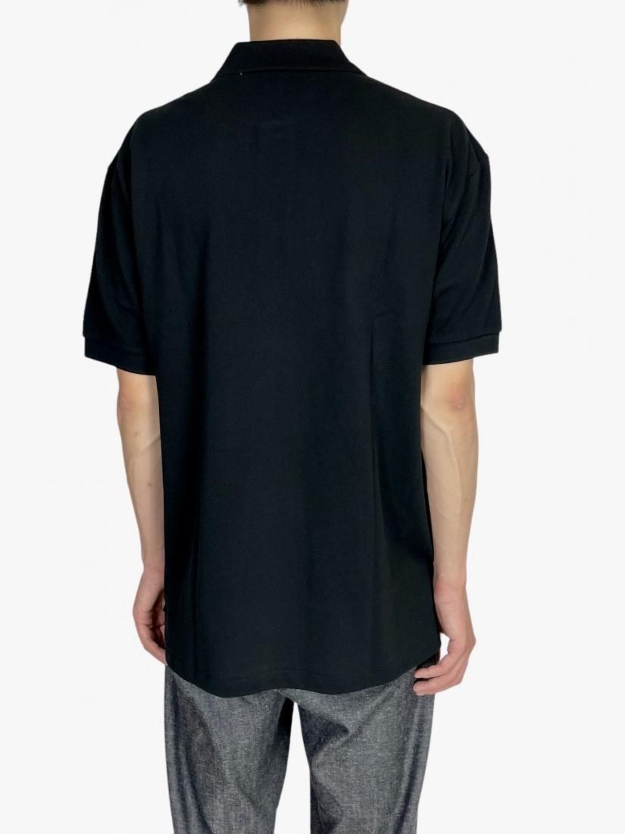 【PLAY COMME des GARCONS】T066 綿鹿の子ポロ(黒エンブレム)
