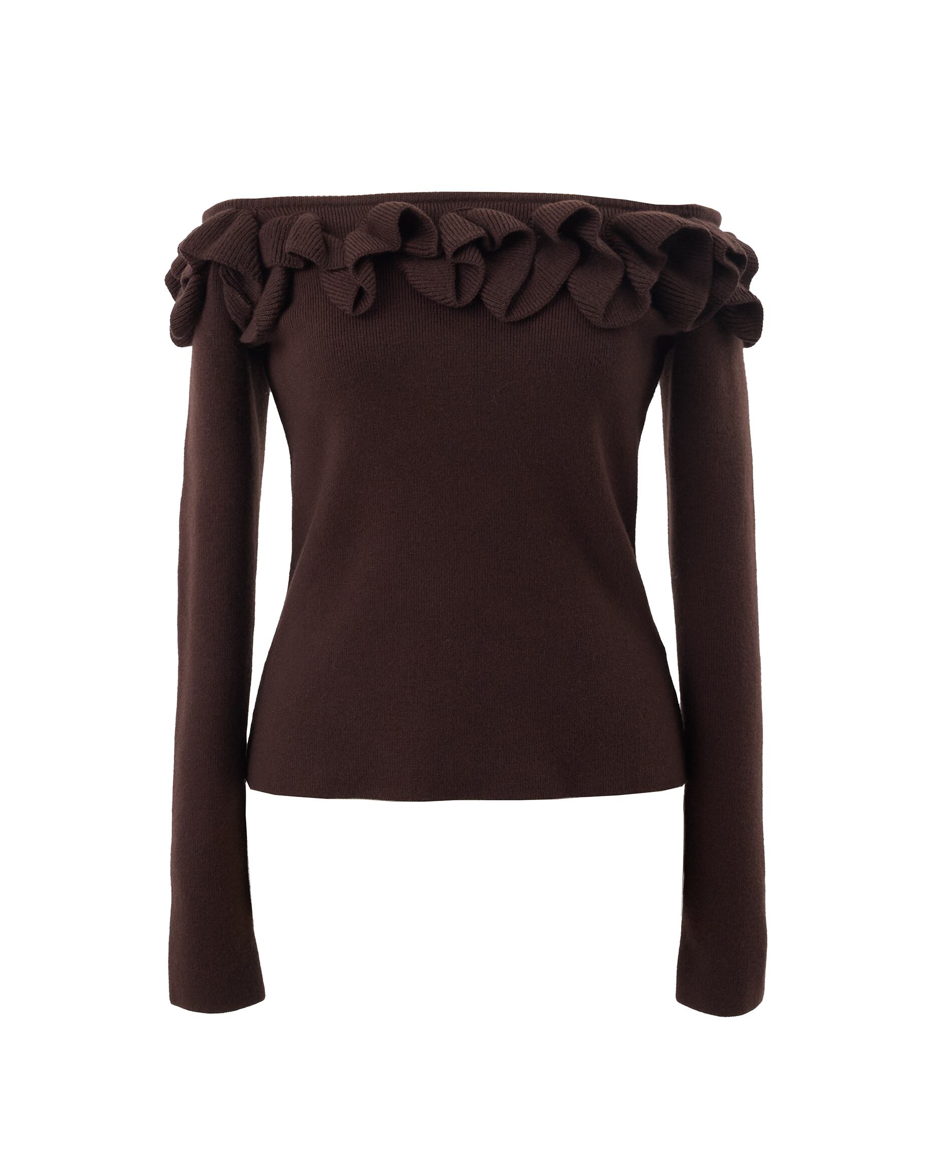 MAX♡cygne シーニュ　3wayフリルニット Arthur ホワイト knit | Cygne