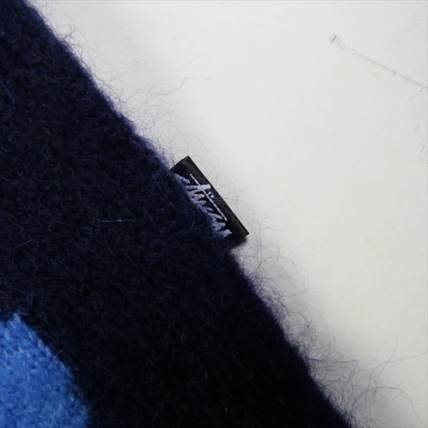 Size【L】 STUSSY ステューシー 23AW DICE FUZZY CREW BLUE ニット 青