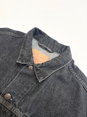80s Levi's 70503-0259 BLACK DENIM JACKET Size XL
