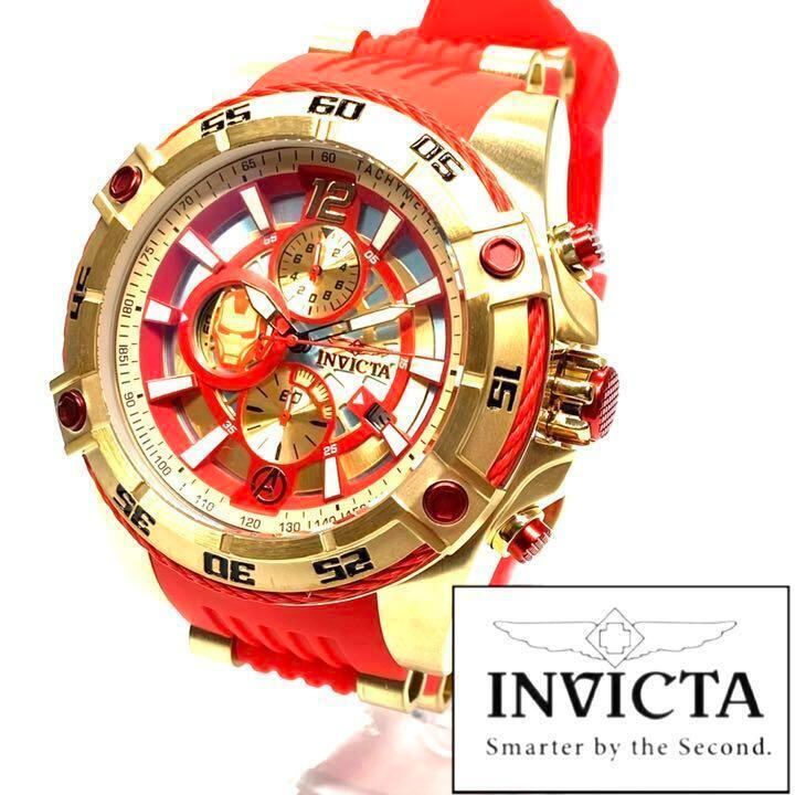 新品】定価２５万！INVICTA インビクタ ゴールド 腕時計 メンズ/高級-