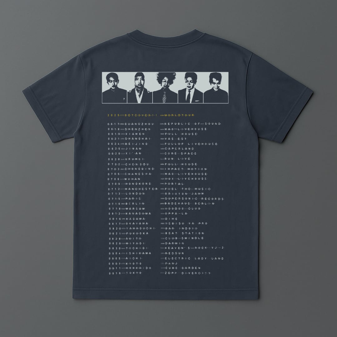 WORLD TOUR'25 T-SHIRT(DARK) | betcover!! ONLINE store