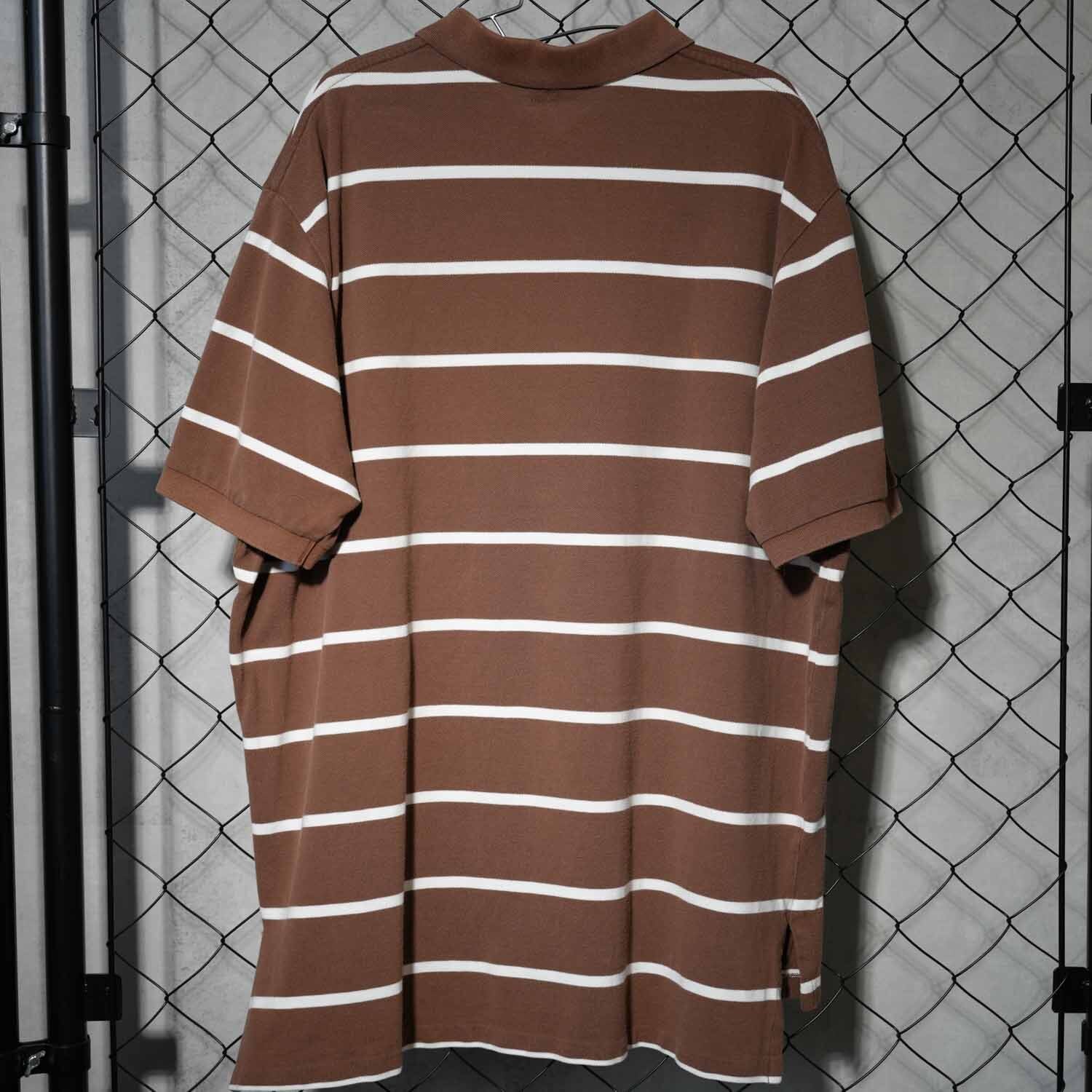90s POLO by RALPH LAUREN ラルフローレン ボーダー 半袖 ポロシャツ