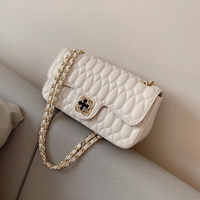 フランスの風合い人気バッグ女性バッグ2020新しいトレンディなワイルドチェーンクロスボディバッグファッション小さなスクエアバッグ Tiancai_Wing_Bag3761798