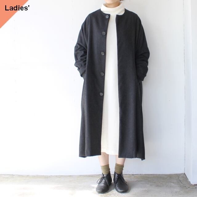 SETTO ウールノーカラーコート PORTE COAT　（Gray） | C.COUNTLY ONLINE  STORE｜メンズ・レディス・ユニセックス通販 powered by BASE