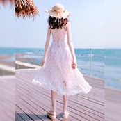 Cross-back Beach Dress 5118