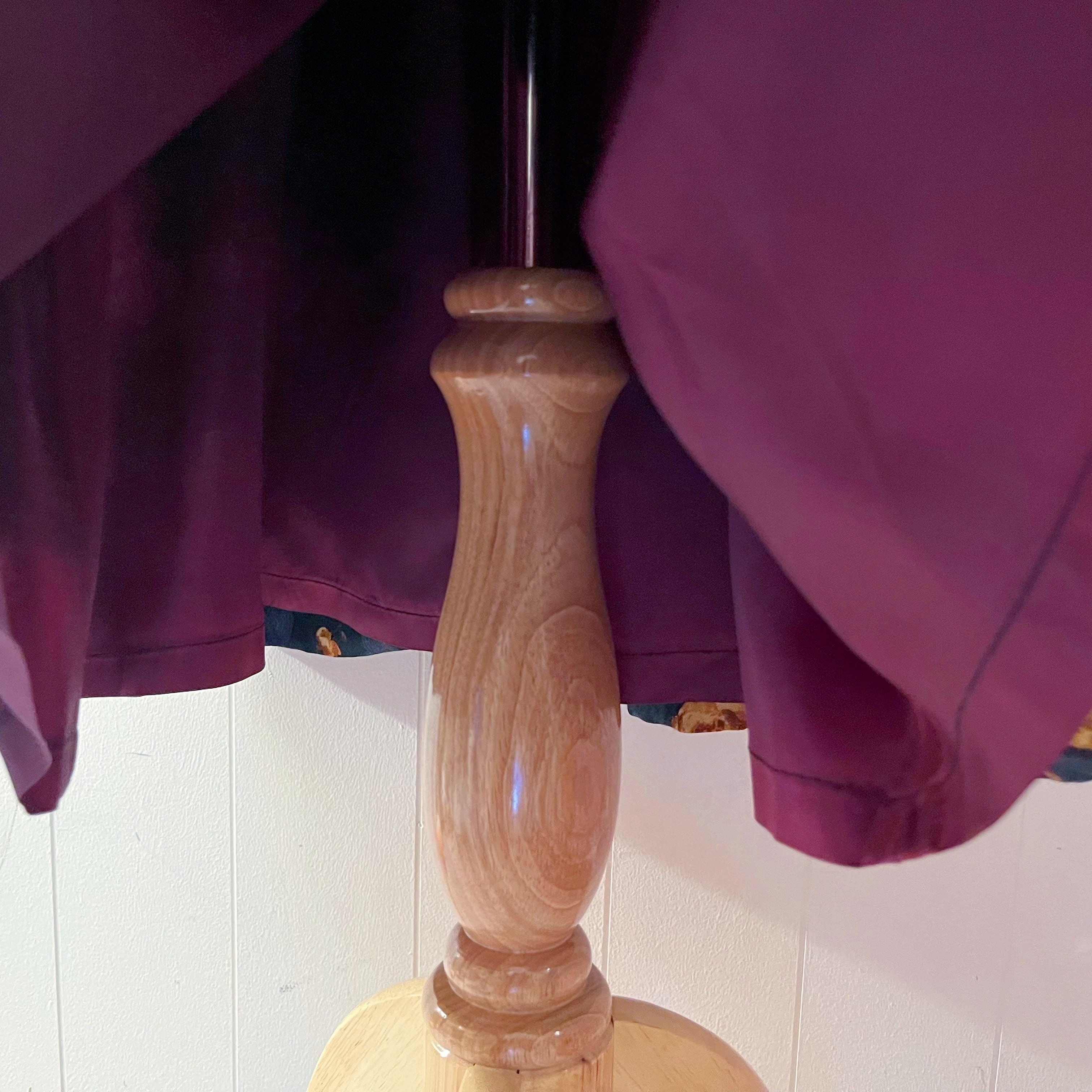 antique rose blue diamond tuck skirt