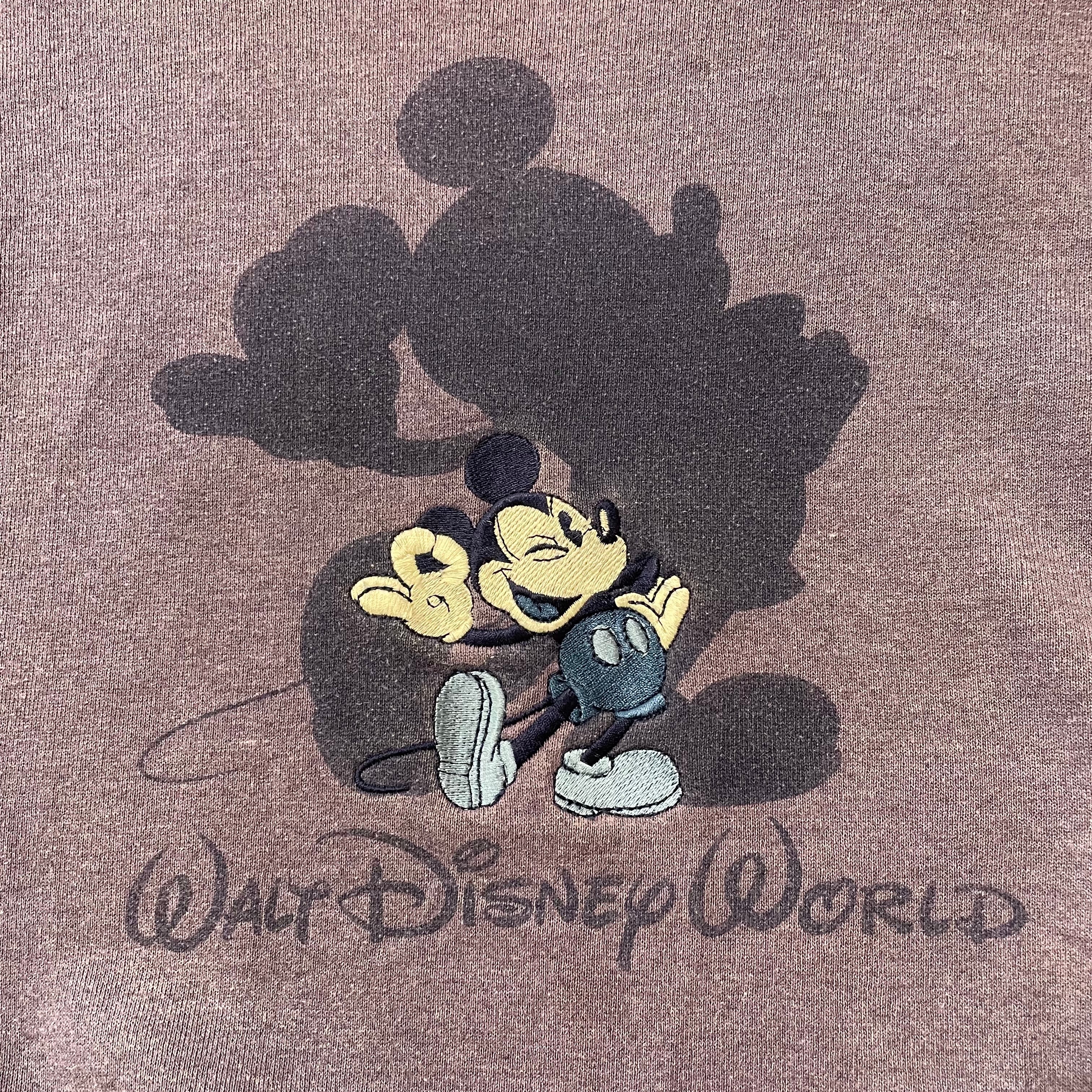 Walt Disney World】90s USA製 スウェット トレーナー 刺繍 ロゴ