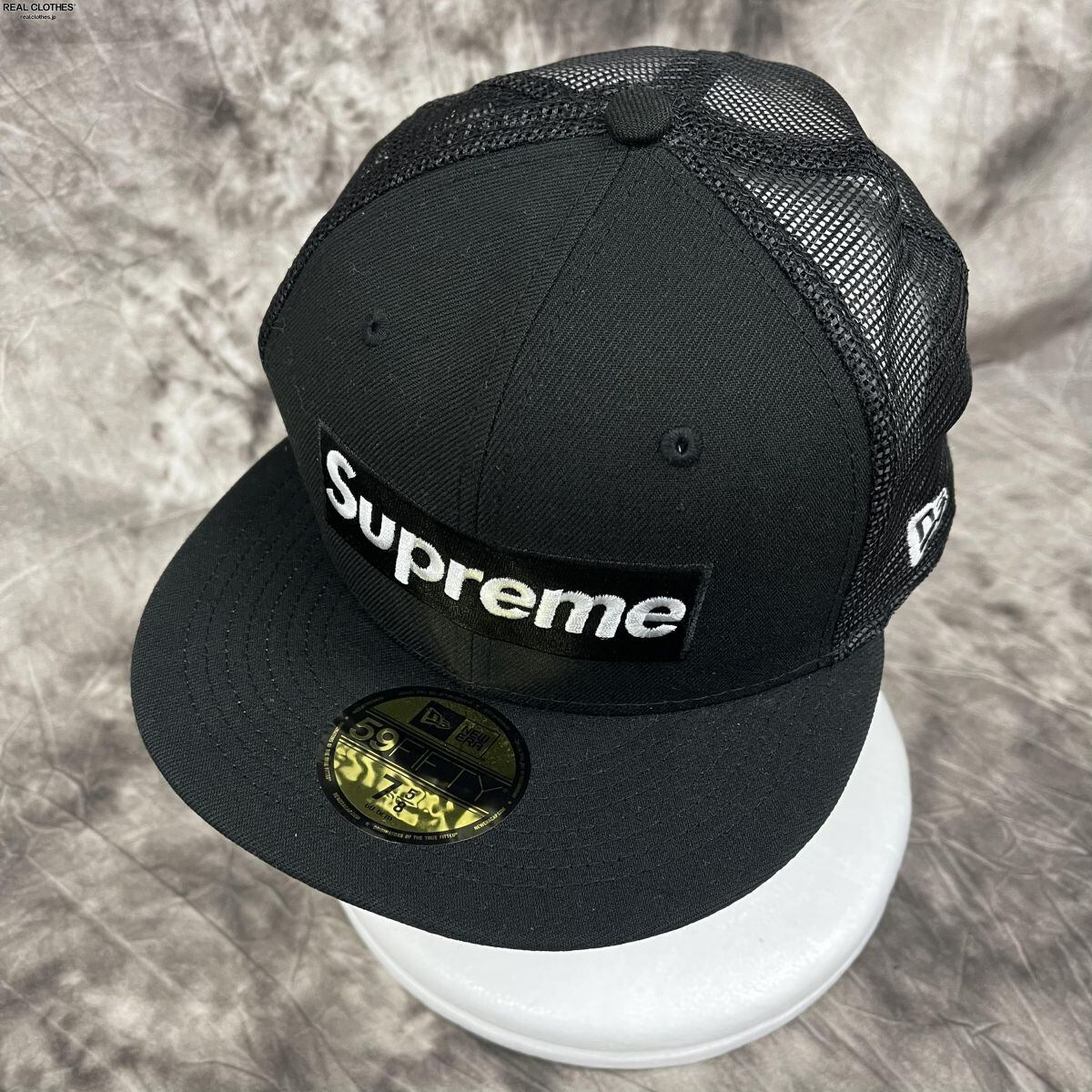 人気定番 Supreme×ニューエラ ボックスロゴメッシュキャップ 22ss