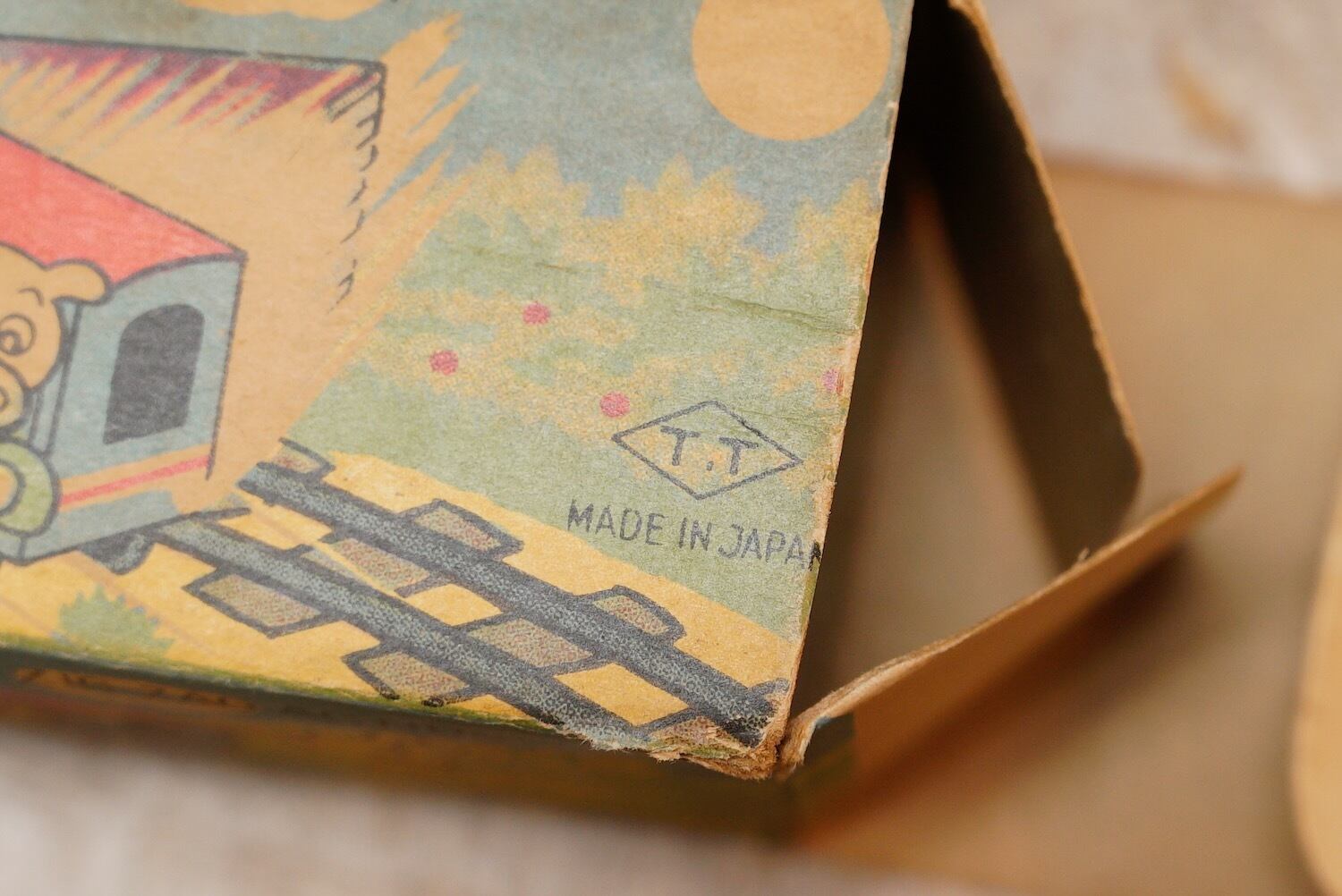 レア　レトロオモチャ　ヴィンテージ　昭和オモチャ 3032 FRICTION ANIMAL TRAIN WITH ZIG ZAG ACTION 動物 機関車