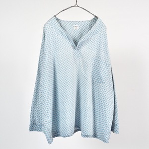 60's Jayson pajama shirt XL /USA製 ヴィンテージ 小紋柄 パジャマシャツ