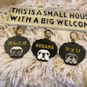 【受注後製作　別送品】両面　K2　アフロBUHI　NAME tag 　10種