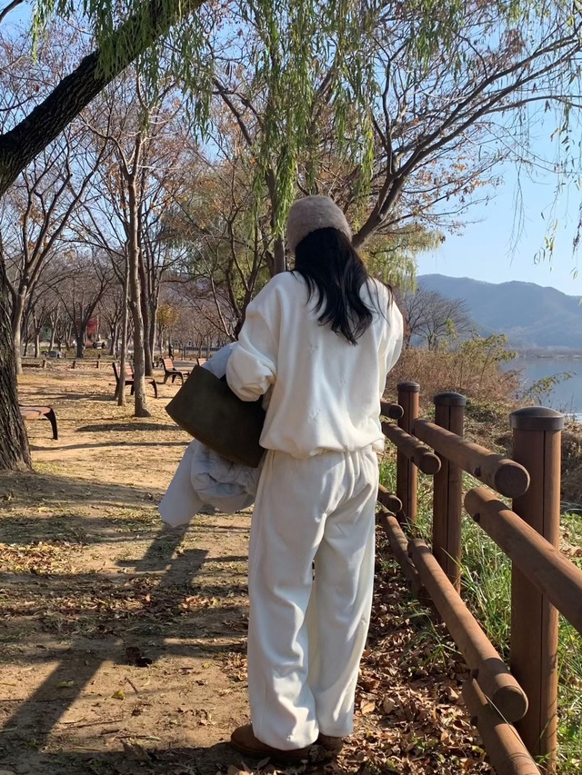 (予約) signature / Hayley fleece pants 2color