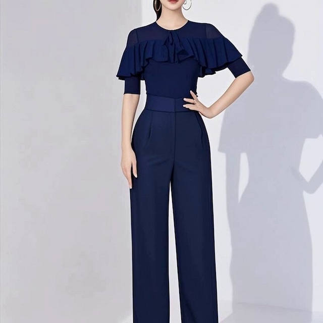 シフォンフリル・エレガントトップス ds0766