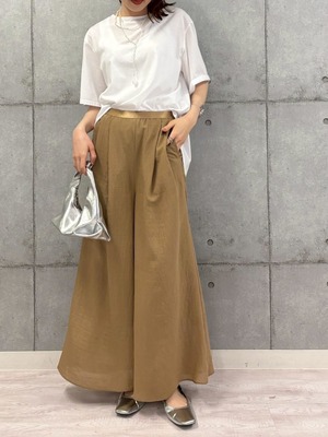 ロージー  Rosiee 涼し気ワイドフレアパンツ