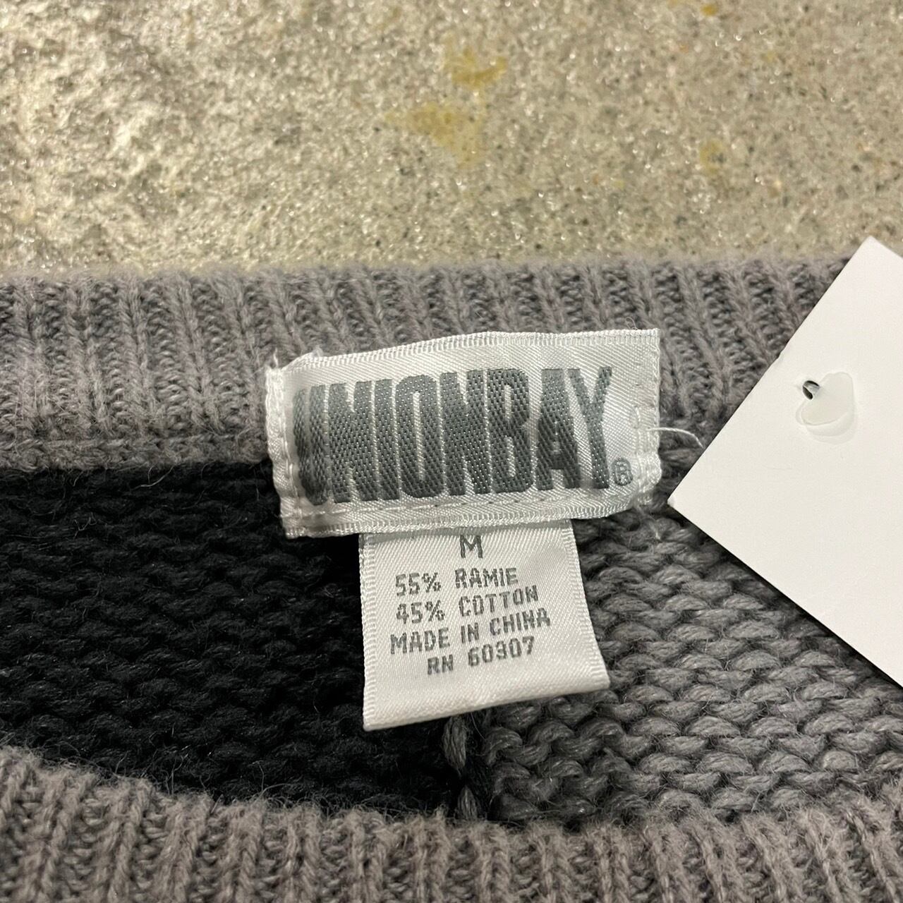 90s UNIONBAY ブラック コットンニット XL 90s UNIONBAY cotton knit | What'z up