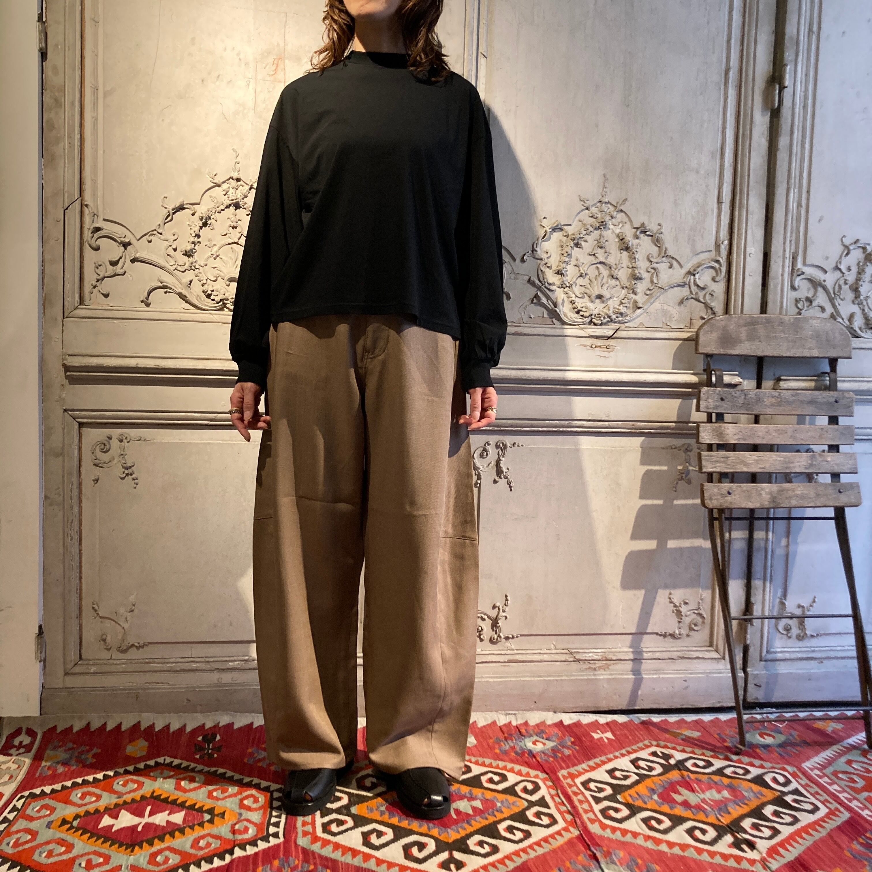 HYKE【ハイク】 OXFORD BARREL-LEG JEANS (13387) | glamour online