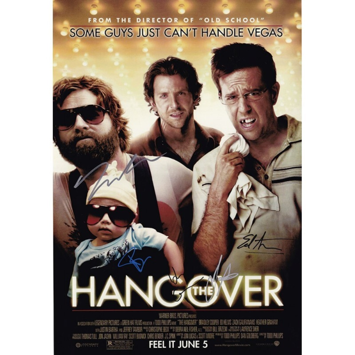 THE HANGOVER(ハングオーバー！) 【5名直筆サイン入りミニポスター】 | searchlight
