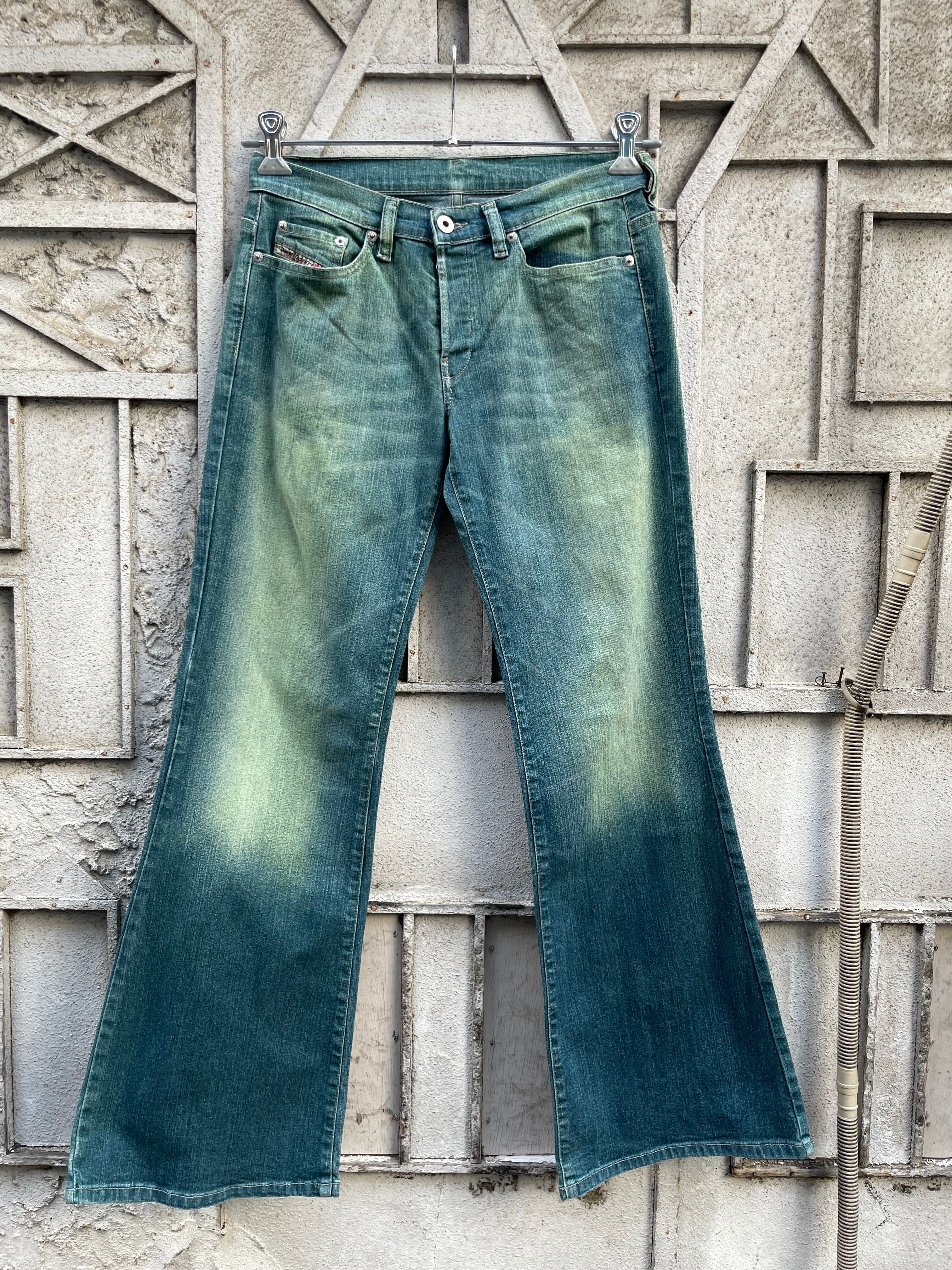 "DIESEL" fade flare denim pants