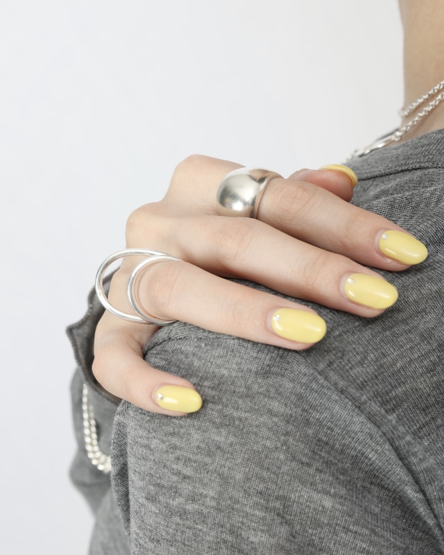 s925 Double Arc Minimal Ring