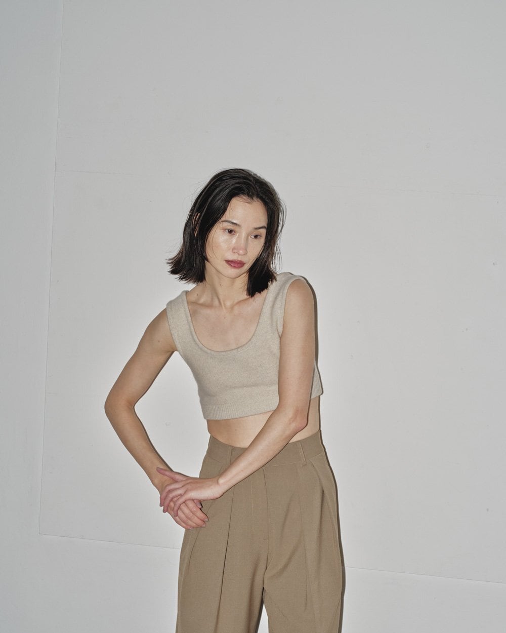 試着のみ】todayful 儚く raccoonknit bustier ビスチェ