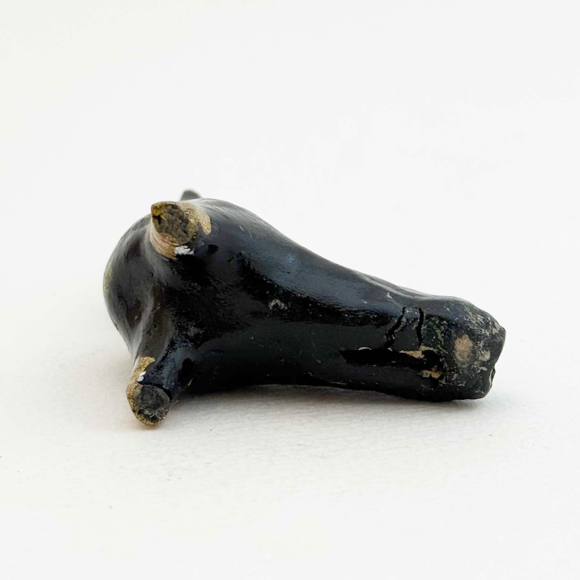 ゴロジェッツ 馬の土人形（黒）