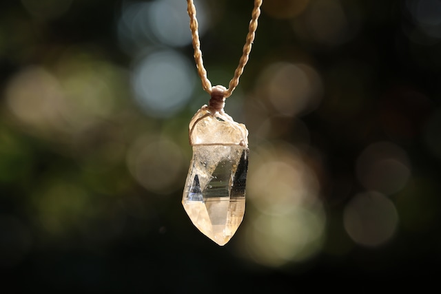 ヒマラヤ水晶ネックレス ガネーシュヒマール産