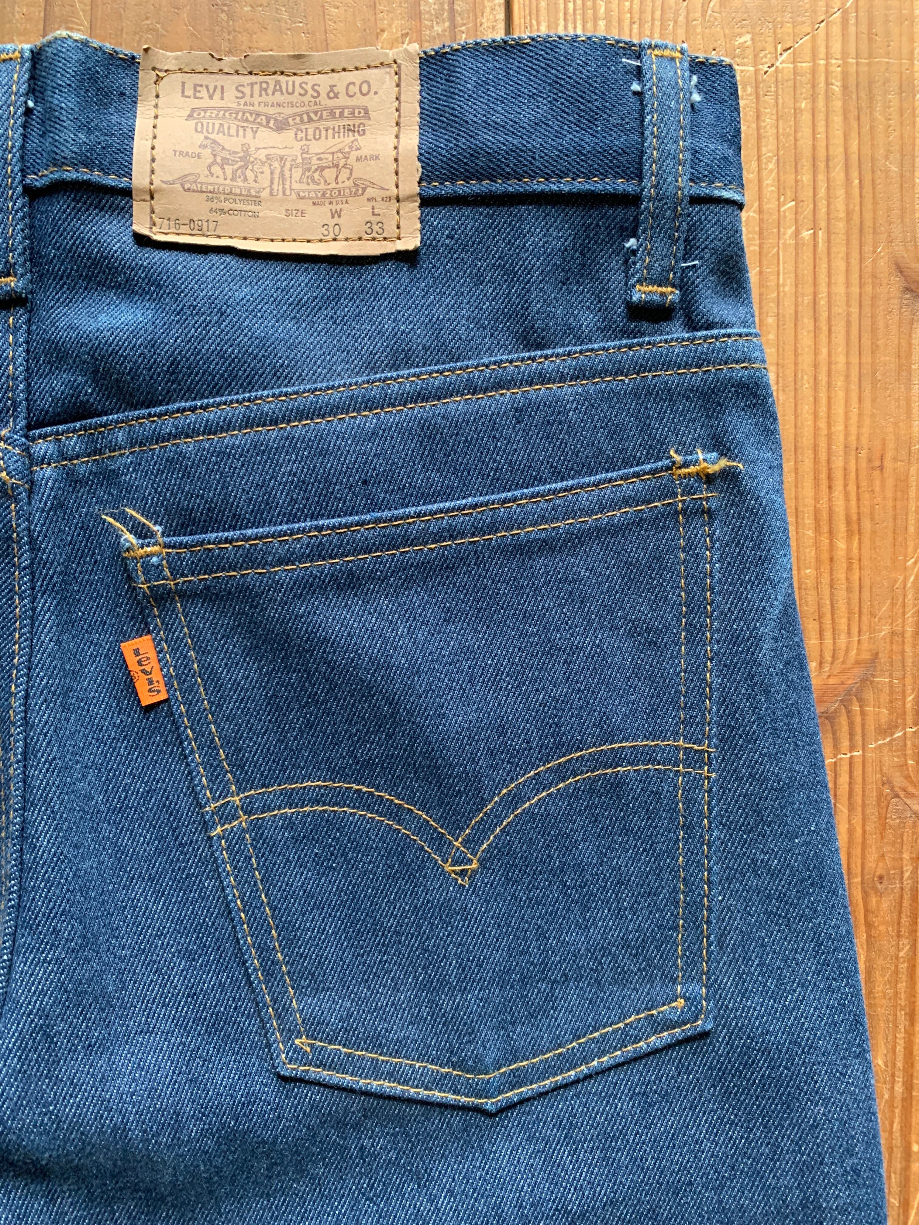 80's Levi's 717 デニムパンツ DEADSTOCK 表記(30×33) USA製