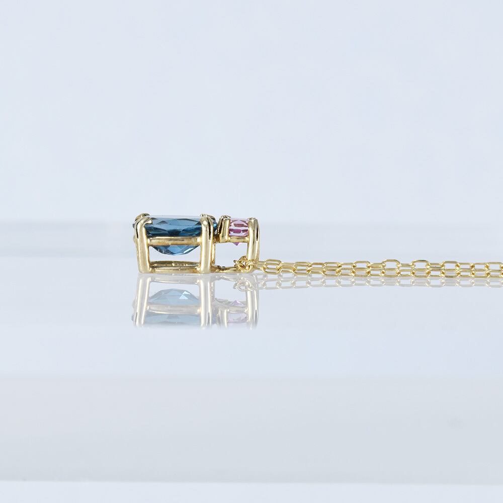 K10イエローゴールドロンドンブルートパーズトップ K10イエロー