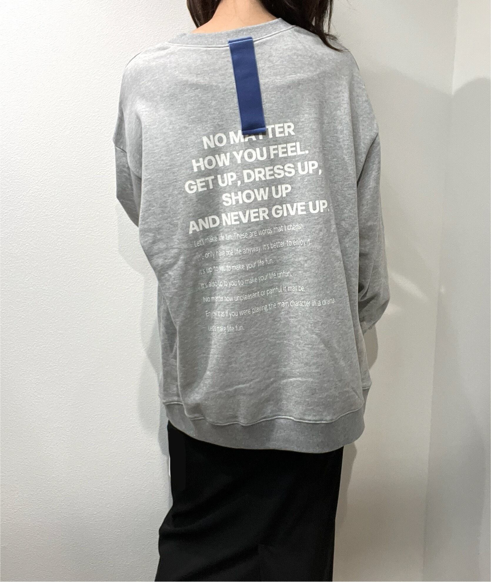 NUS】国産裏毛バックロゴプルオーバー 550-35531 | Posie dress