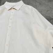 white linen shirt