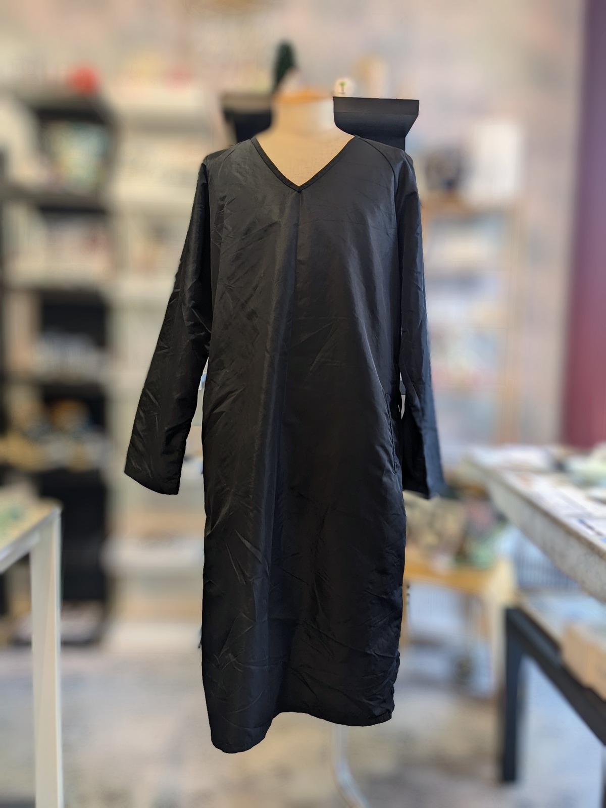 エプロンコート BLACK L CCP ZA-W001 【JK-VB12 】新古美品 | 風と地の吾