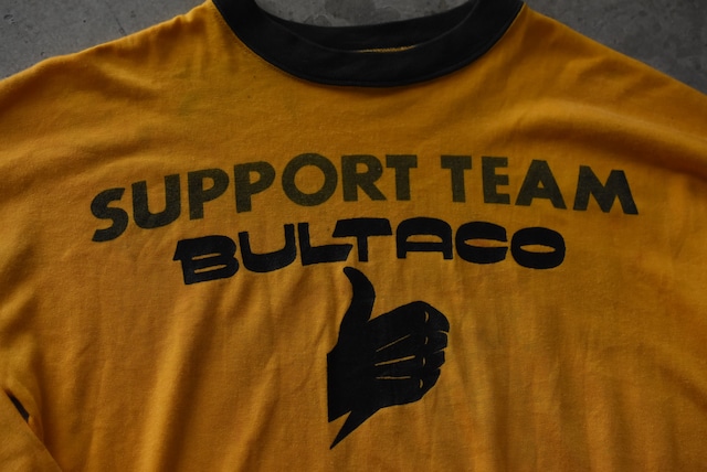 OK/60's "BULTACO" vintage rayon tee shirt