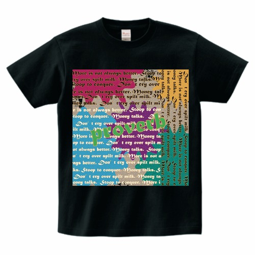 英語ことわざ　Ｔシャツ　2　(半袖)