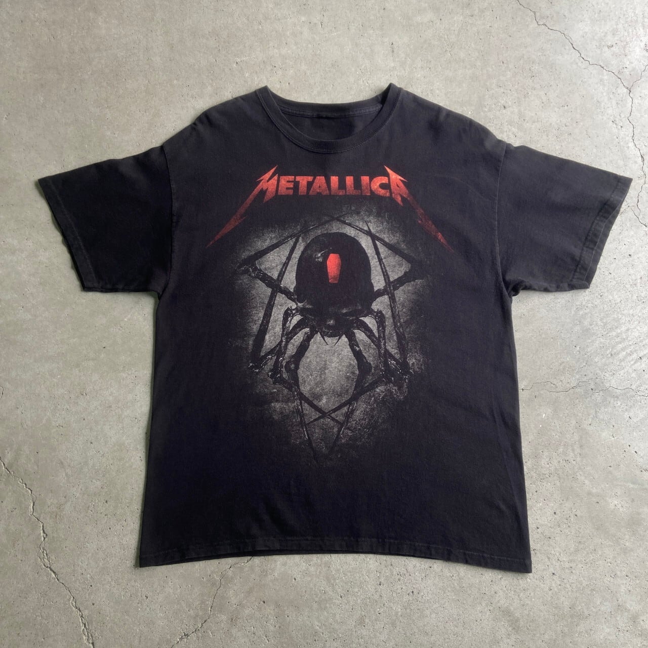 00年代 METALLICA メタリカ スカルスパイダー バンドTシャツ メンズL