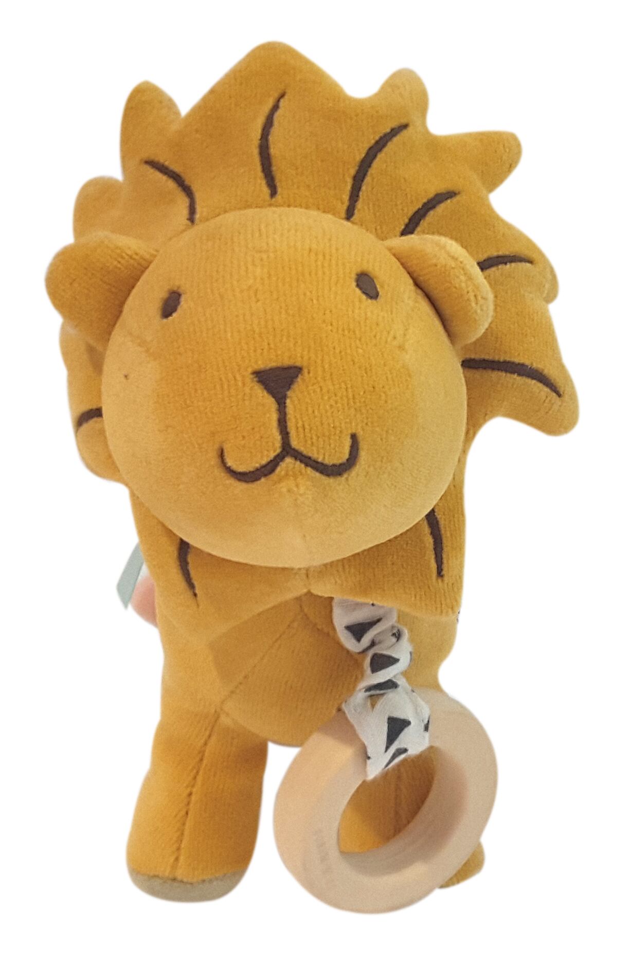 Lion Activity Toy with Natural Rubber Teether_97002