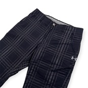 UNDER ARMOUR アンダーアーマー チェック柄 ストレッチ ゴルフ パンツ サイズ 82 /ブラック系 メンズ スポーツウェア