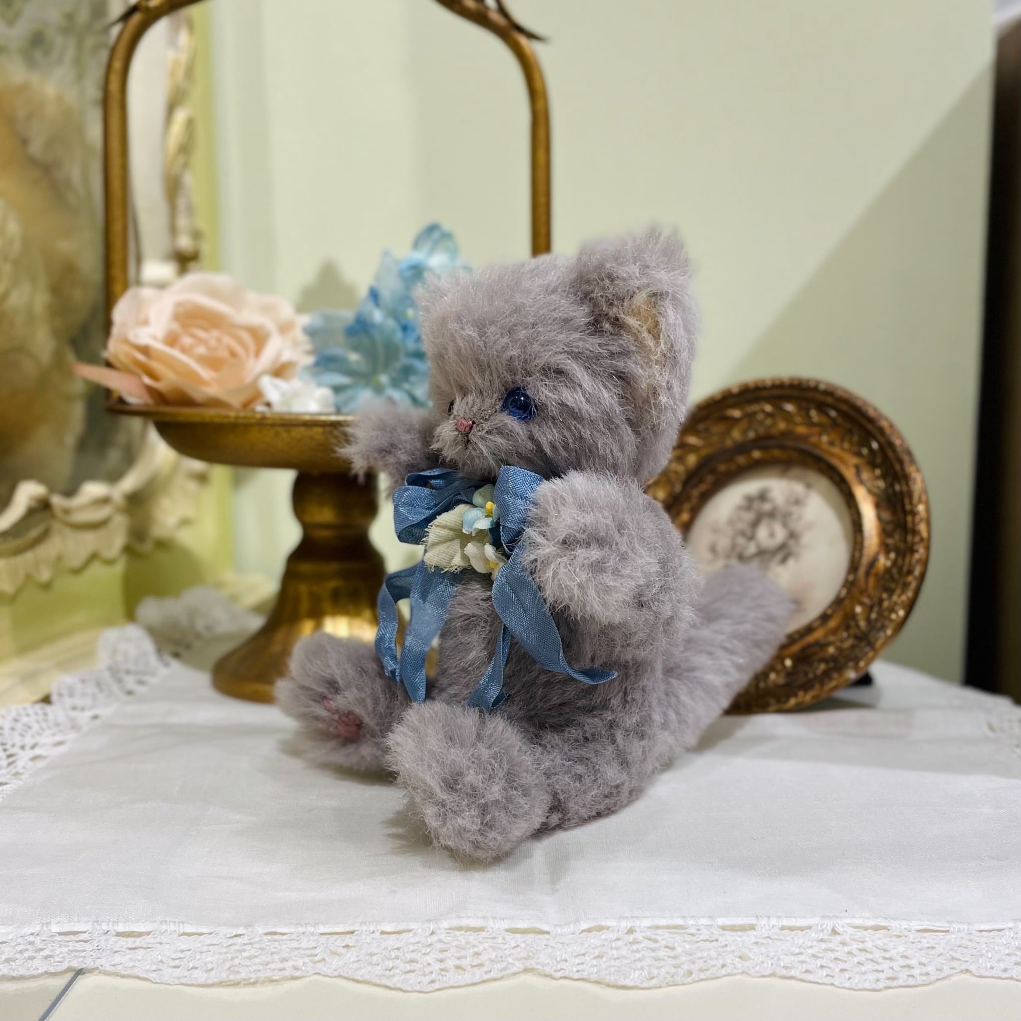 Sold※作家様作品 まつもとようこ テディキャット | Bells Room